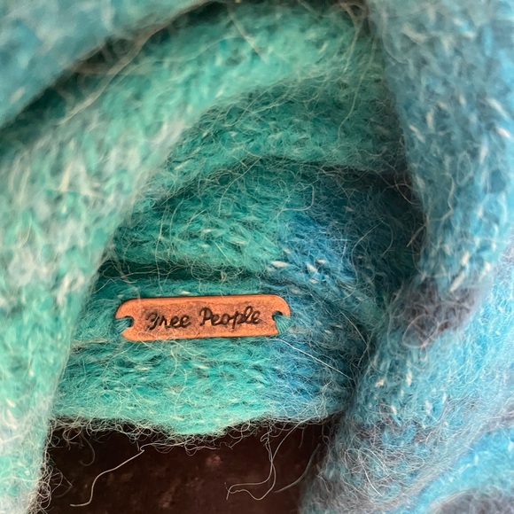 Free People Cloud Sweater Blue Ombre - Picture 3 of 4